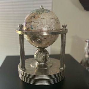 Rotating Mother of Pearl Globe